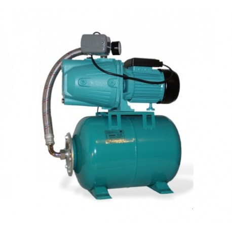 Wasserpumpe 60 l/min 1,1 kW 230V 80 l Druckbehälter, Druckschalter,  Manometer Jetpumpe Gartenpumpe Hauswasserwerk Kreiselpumpe - Fraten