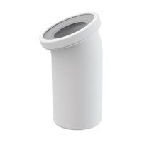 WC-Anschluß Bogen 22 45 90 Grad Abfluß weiß weiss WC-Abfluß Abflussrohr Toilette